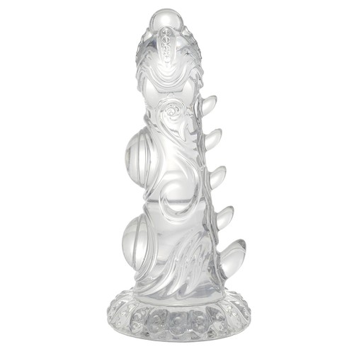 Inch knot dildo - inch, jelly